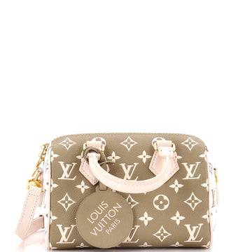 Louis Vuitton Speedy Bandouliere Bag Spring in the City Monogram Empreinte Leather 20