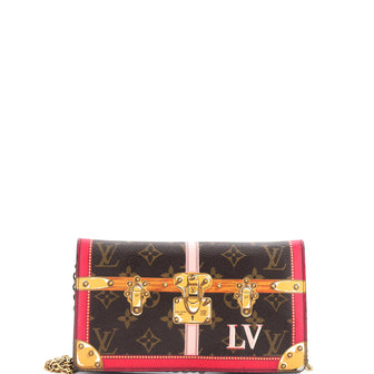 Louis Vuitton Weekend Pochette Limited Edition Summer Trunks Monogram Canvas