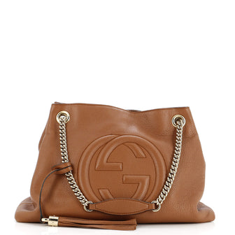 Gucci Soho Chain Strap Shoulder Bag Leather Medium