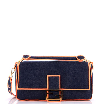 Fendi Baguette NM Bag Denim Large