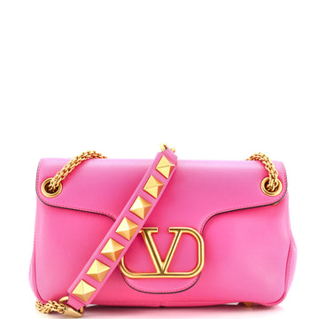 Valentino Garavani Stud Sign Shoulder Bag Leather