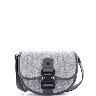 Christian Dior Gallop Flap Messenger Bag Oblique Canvas Mini