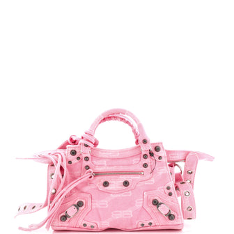 Balenciaga Neo Cagole City Bag BB Denim XS