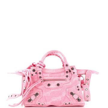 Balenciaga Neo Cagole City Bag BB Denim XS