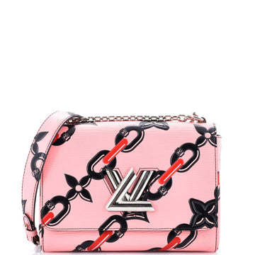 Louis Vuitton Twist Handbag Limited Edition Print Epi Leather MM