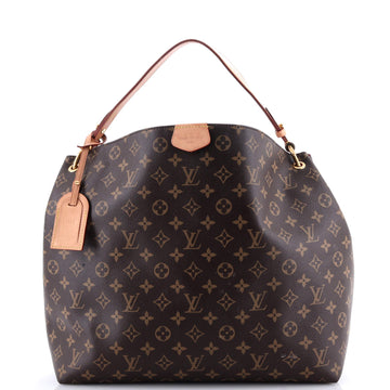 Louis Vuitton Graceful Handbag Monogram Canvas MM