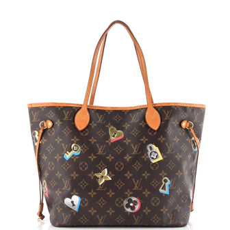 Louis Vuitton Neverfull NM Tote Limited Edition Love Lock Monogram Canvas MM