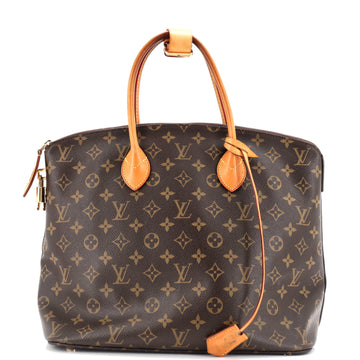 Louis Vuitton Lockit NM Handbag Monogram Canvas MM