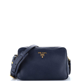 Prada Double Zip Camera Bag Vitello Phenix Medium
