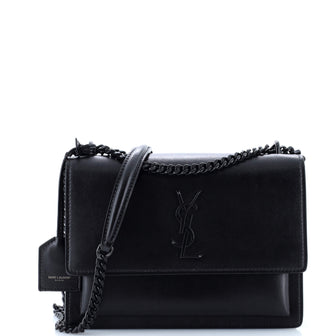 Saint Laurent Sunset Crossbody Bag Leather Medium