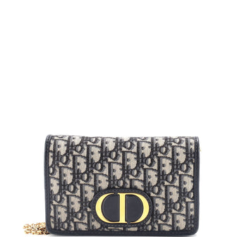 Christian Dior 30 Montaigne 2-in-1 Pouch Oblique Canvas