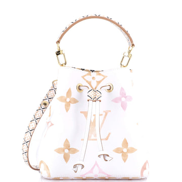 Louis Vuitton NeoNoe Handbag By The Pool Monogram Watercolor Giant BB