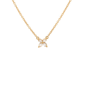 Tiffany & Co. Victoria Pendant Necklace 18K Rose Gold with Diamonds Mini