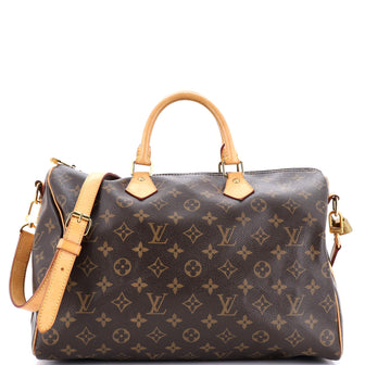 Louis Vuitton Speedy Bandouliere Bag Monogram Canvas 35
