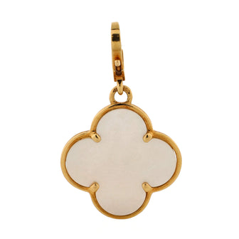 Van Cleef & Arpels Magic Alhambra Pendant Charm Pendant & Charms 18K Yellow Gold and Mother of Pearl
