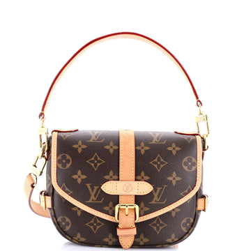 Louis Vuitton Saumur Handbag Monogram Canvas BB