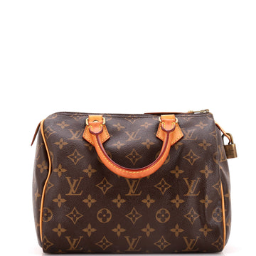 Louis Vuitton Speedy Handbag Monogram Canvas 25