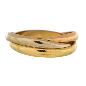 Cartier Trinity Ring 18K Tricolor Gold Small