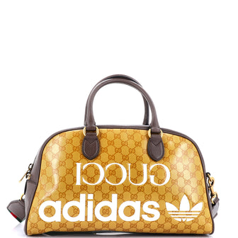 Gucci x adidas Duffle Bag GG Coated Canvas Medium