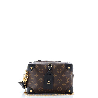 Louis Vuitton Petite Malle Souple Handbag Monogram Canvas