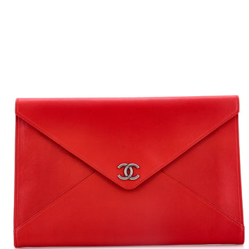 Chanel Envelope Clutch Caviar Large