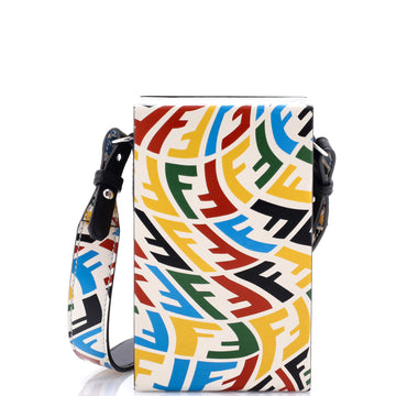 Fendi Vertical Box Crossbody Bag Vertigo Zucca Leather