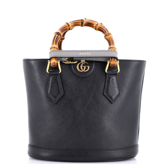 Gucci Diana Convertible Bucket Bag Leather Small