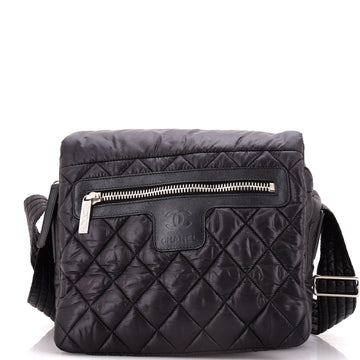 Chanel Coco Cocoon Messenger Bag Quilted Nylon Medium