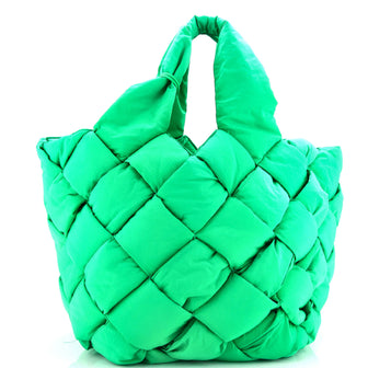 Bottega Veneta Cassette Paper Tote Intrecciato Nylon