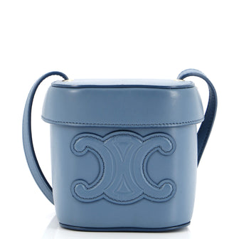 Celine Cuir Triomphe Box Bag Leather Small