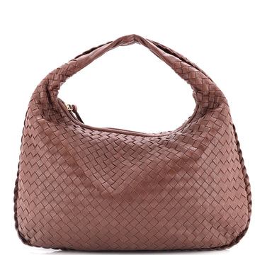Bottega Veneta Hop Hobo Intrecciato Leather Small