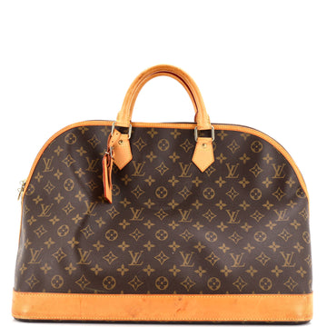 Louis Vuitton Alma Voyage Handbag Monogram Canvas MM