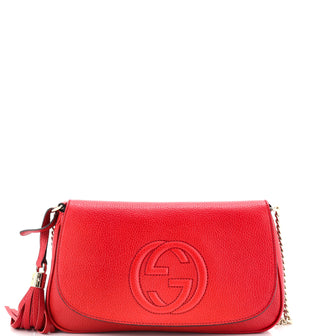 Gucci Soho Chain Crossbody Bag Leather Medium