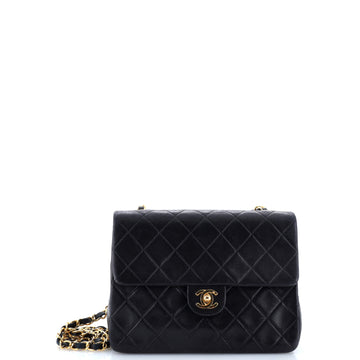 Chanel Vintage Square Classic Flap Bag Quilted Lambskin Small