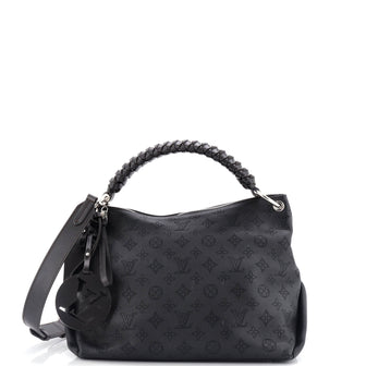 Louis Vuitton Braided Handle Beaubourg Hobo Mahina Leather MM