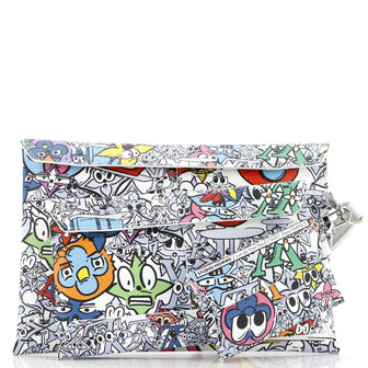 Louis Vuitton Trio Envelope Pouch Set Limited Edition Monogram Comics Canvas