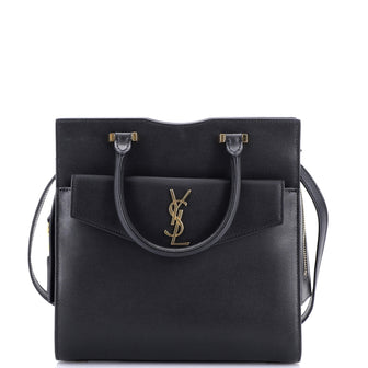 Saint Laurent Uptown Tote Leather Small