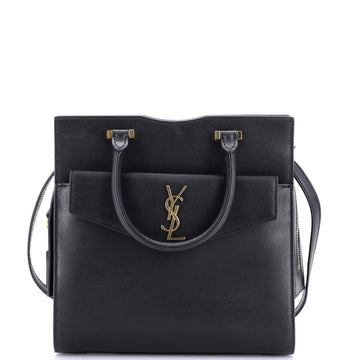 Saint Laurent Uptown Tote Leather Small