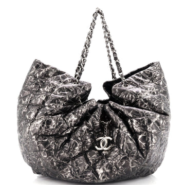 Chanel Rock In Moscow Cabas Quilted Printed Vinyl Large