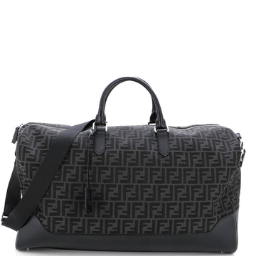 Fendi Convertible Duffle Bag Zucca Canvas and Leather Large