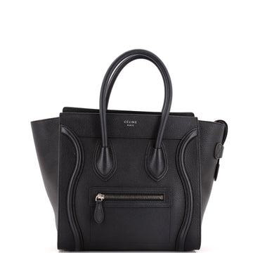 Celine Luggage Bag Grainy Leather Micro