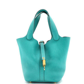 Hermes Picotin Lock Bag Clemence PM