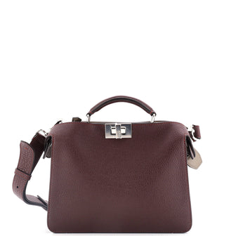 Fendi Peekaboo ISeeU Briefcase Leather Mini
