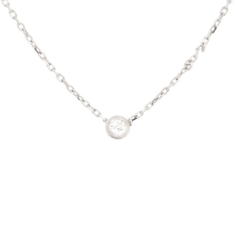 Cartier Cartier D'Amour Pendant Necklace 18K White Gold with Diamond Small