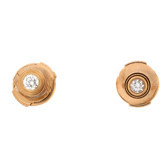 Cartier d'Amour Stud Earrings 18K Rose Gold and Diamonds Small