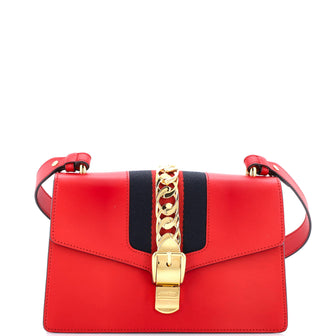 Gucci Sylvie Shoulder Bag Leather Small
