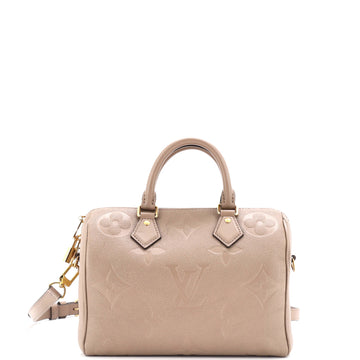 Louis Vuitton Speedy Bandouliere Bag Monogram Empreinte Giant 25