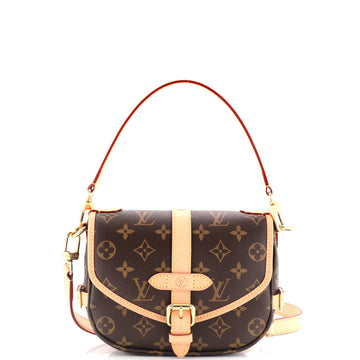Louis Vuitton Saumur Handbag Monogram Canvas BB