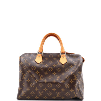 Louis Vuitton Speedy Handbag Monogram Canvas 30