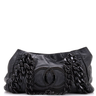 Chanel Resin Modern Chain Tote Calfskin East West